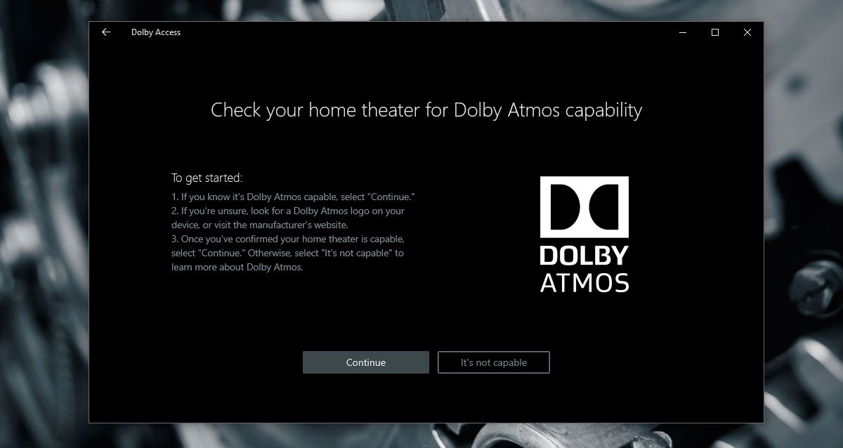 enable dolby atmos windows 10